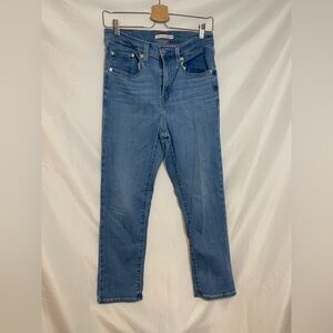 Levi's Women's Straight Leg Blue Jeans